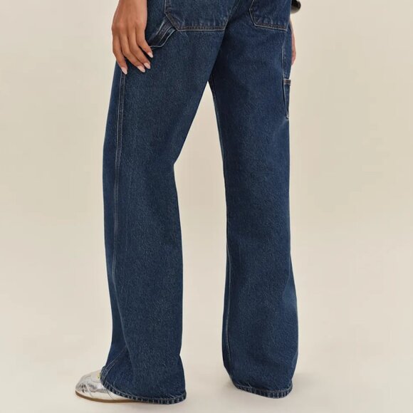 NWT Reformation Diego Mid Rise Baggy Utility Jeans - Picture 3 of 4
